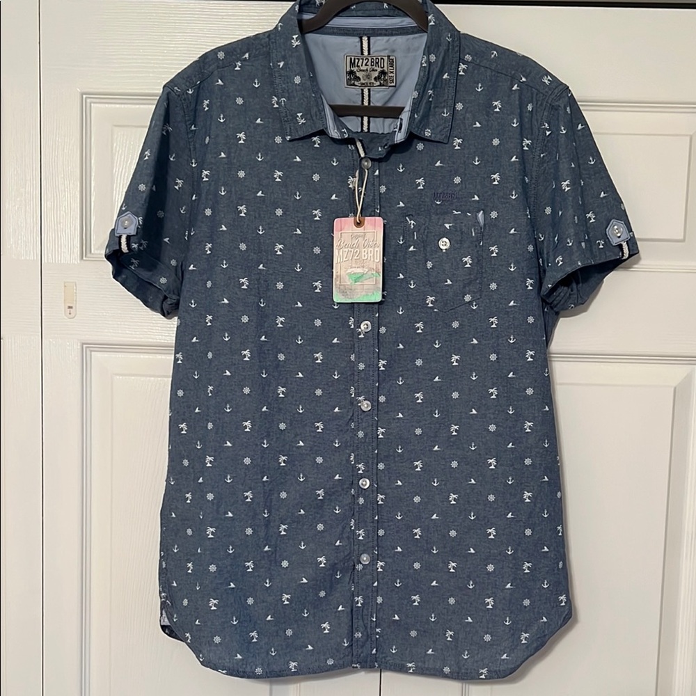 MZ72 Brand Beach Vibes Short Sleeve Shirt